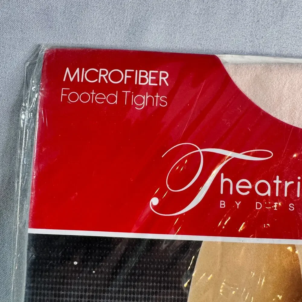Theatricals Microfiber Footed Dance Tights Child Large Pink Ballet NIP